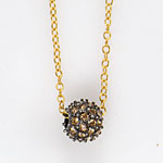 Pave Necklace GF - CD - 18in
