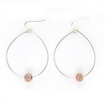 SS hoop-small with pave-RG-2in